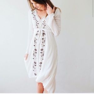Gauzy hi-low Nursing Friendly Dress